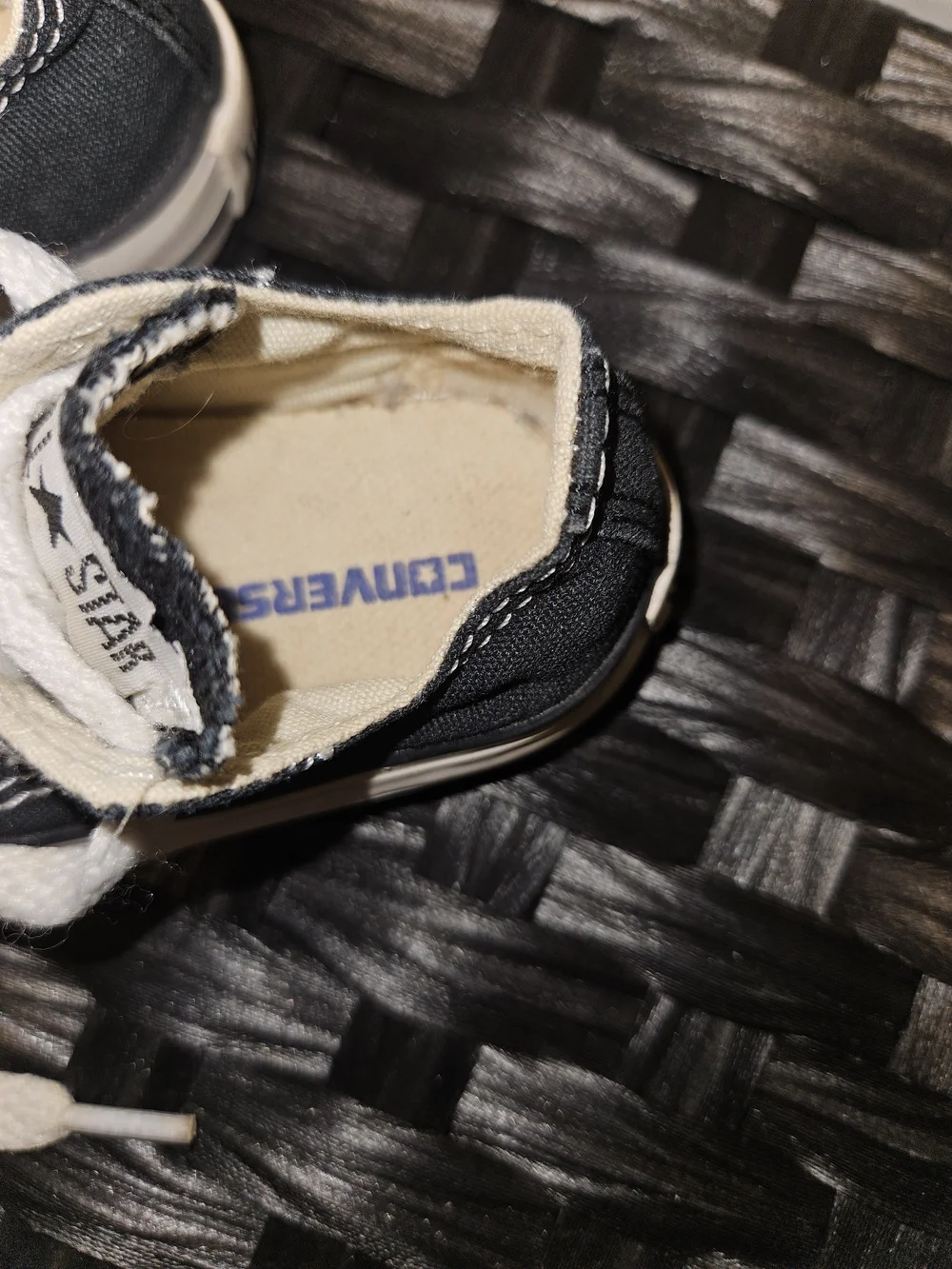 Converse Black & White Toddler Low-Top Sneakers